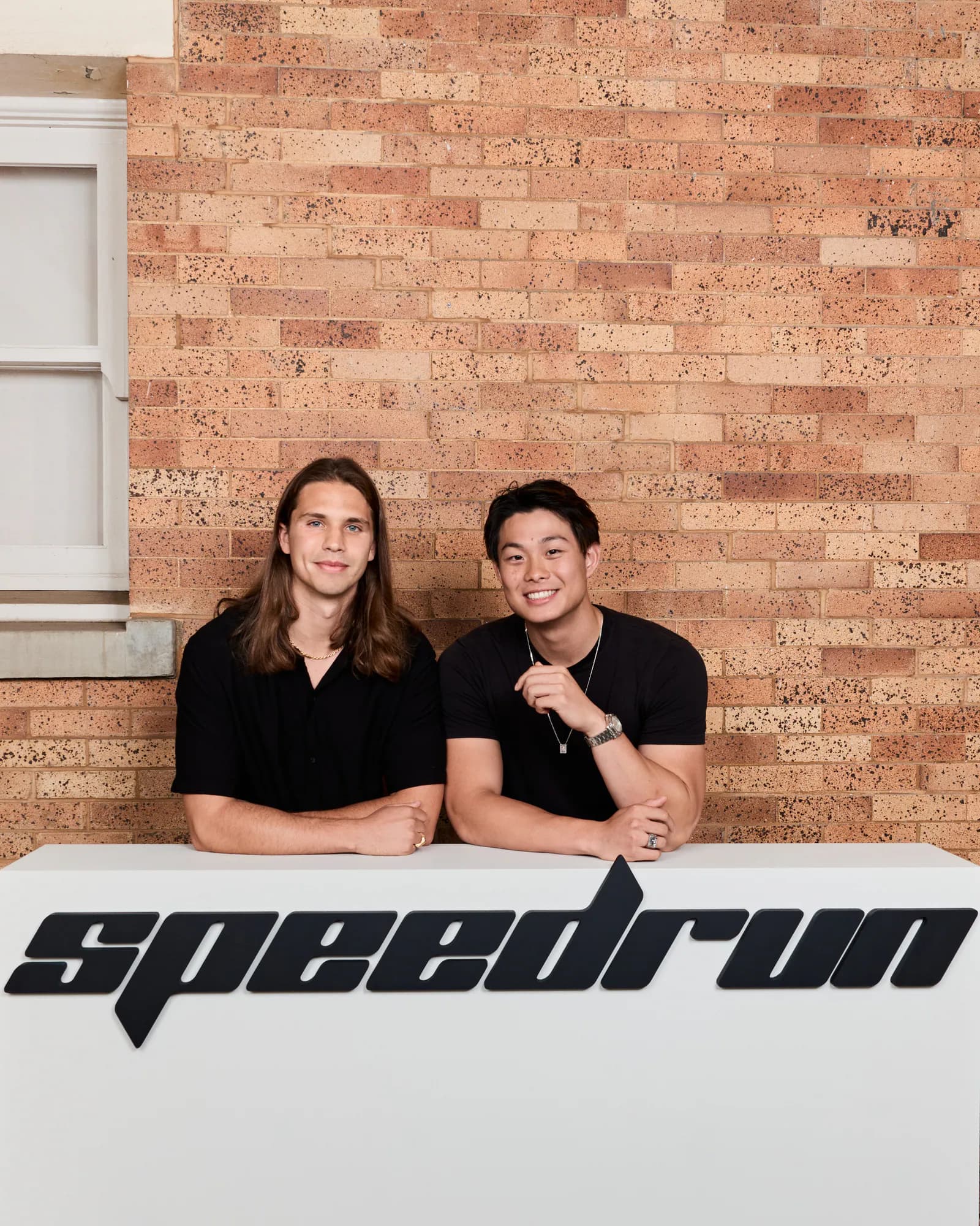 Casey Tewey and Michael Wong, Keythorn's founders, at a16z speedrun